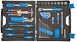 Kit de herramientas Gedore, Maletín de 49 piezas para Mantenimiento, contiene Cincel, martillo, alicates, punzón,