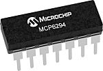 Amplificador operacional MCP6294-E/P 10MHZ PDIP, 14 pines 10 kHz, Entrada / salida Rail-to-Rail