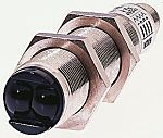Fotocélula de cuerpo cilíndrico Sick, Sistema Difuso, alcance 105 mm, salida PNP/NPN, Cable de 3 hilos de 2 m., IP67