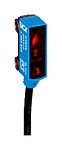 Fotocélula rectangular Sick, Sistema Supresión de Fondo, alcance 4 mm → 90 mm, salida PNP, Cable libre, IP67