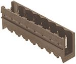 Conector macho para PCB Weidmuller serie OMNIMATE SL de 2 vías, 1 fila, paso 5.08mm, para soldar, Orificio Pasante