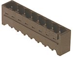 Conector macho para PCB Weidmuller serie OMNIMATE SL de 2 vías, 1 fila, paso 5.08mm, para soldar, Orificio Pasante