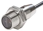 Fotocélula de cuerpo cilíndrico Omron, Sistema Difuso, alcance 100 mm, salida NPN, Cable de 4 hilos de 2 m., IP67,