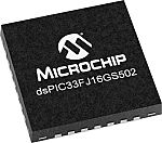 Procesador de señal digital DSPIC33FJ16GS502-I/MM, AEC-Q100 40MHZ 16bit 2 kB RAM, 16 kB Flash, QFN 28 pines 8x10bit