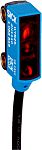 Fotocélula rectangular Sick, Sistema Reflex, alcance 1,2 m, salida PNP, Cable libre, IP67