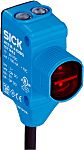 Fotocélula rectangular Sick, Sistema Reflex, alcance 12 m, salida PNP, M8 Conector con cable, IP67, IP69K