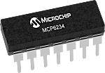Amplificador operacional MCP6234T-E/ST, 1,8 V → 5,5 V 300kHz TSSOP, 14 pines