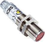 Fotocélula de cuerpo cilíndrico Sick, Sistema Supresión de Fondo, alcance 1 mm → 140 mm, salida PNP, Conector