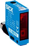 Fotocélula rectangular Sick, Sistema Supresión de Fondo, alcance 30 mm → 200 mm, salida NPN/PNP, Conector