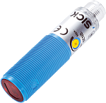 Fotocélula de cuerpo cilíndrico Sick, Sistema Barrera de Luz, alcance 0 → 28 m., salida Conmutación de