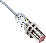 Fotocélula de cuerpo cilíndrico Sick, Sistema Barrera de Luz, alcance 0 → 28 m., salida Conmutación de