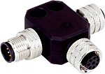 Conector con pieza en T Sick, para STR1