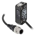 Fotocélula rectangular Omron, Sistema Supresión de Fondo, alcance 50 → 1000 mm, salida PNP, M12 Conector
