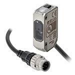 Fotocélula rectangular Omron, Sistema Supresión de Fondo, alcance 50 → 1000 mm, salida PNP, M12 Conector