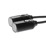 Fotocélula de cuerpo cilíndrico Omron, Sistema Barrera de Luz, alcance 15.000 mm, salida NPN, Cable libre