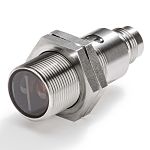 Fotocélula de cuerpo cilíndrico Omron Retroreflexión polarizada, alcance 300 mm, salida PNP, Conector Cableado M12
