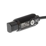 Fotocélula de cuerpo cilíndrico Omron, Sistema Difuso, alcance 300 mm, salida PNP, Cable de 2 m