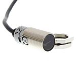 Fotocélula de cuerpo cilíndrico Omron, Sistema Difuso, alcance 100 mm, salida PNP, Cable libre