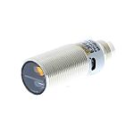 Fotocélula de cuerpo cilíndrico Omron, Sistema Supresión de Fondo, alcance 100 mm, salida PNP, Conector Cableado M12