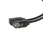 Fotocélula rectangular Omron, Sistema Barrera de Luz, alcance 1 m, salida PNP, Cable libre