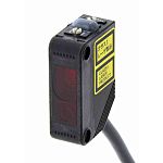 Fotocélula rectangular Omron, Sistema Supresión de Fondo, alcance 300 mm, salida PNP, Cable libre