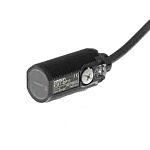 Fotocélula cilíndrica en miniatura Omron, Sistema Difuso, alcance 100 mm, salida PNP, Cable de 2 m