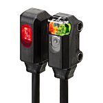 Fotocélula rectangular Omron, Sistema Barrera de Luz, alcance 1.000 mm, salida NPN, Cable libre