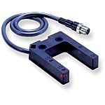 Fotocélula de horquilla Omron, Sistema Barrera de Luz, alcance 25 mm, salida NPN, Conector precableado M8 de 4 contactos