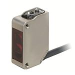 Fotocélula rectangular Omron Retroreflexión polarizada, alcance 1 m, salida PNP, Conector precableado M12