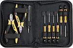 Kit de herramientas Wiha Tools, Bolsa de 9 piezas para Electrónica, contiene Alicates, destornillador, pinzas