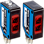 Fotocélula rectangular Sick, Sistema Barrera de Luz, alcance 0 → 33000 mm, salida PNP, Conector macho M8, IP67