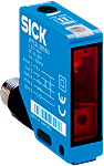 Fotocélula rectangular Sick, Sistema Supresión de Fondo, alcance 50 → 290 mm, salida NPN, PNP, Conector macho