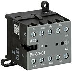 Contactor ABB B6-30-01 de 3 polos, 3 NA, 20 A, bobina 24 V, 4 kW
