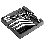 Kit de herramientas Facom de 8 piezas para Extractor, contiene 3 abrazaderas largas para sujeción externa, extractor