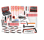 Kit de herramientas Facom de 101 piezas para Electricista, contiene Herramientas métricas