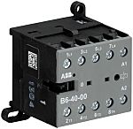 Contactor ABB B6-40-00 B de 4 polos, 4 NA, 20 A, bobina 127 V, 4 kW