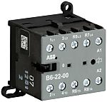 Contactor ABB B6-22-00 B de 4 polos, 2 NC/2 NA, 20 A, bobina 415 V, 4 kW