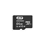 Tarjeta Micro SD ATP MicroSD Sí 64 GB pSLC (3D TLC) - XE S750Sc -25 → +85°C