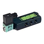 Válvula piloto de solenoide EMERSON – ASCO, Serie 551, Rosca G 1/4, Función 5/2 Monostable, Electroneumático, Orificio