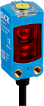 Fotocélula miniatura Sick, Sistema Supresión de Fondo, alcance 220 mm, salida PNP/NPN, 4 cables, cable