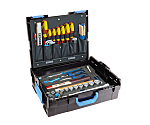 Kit de herramientas Gedore, Maletín de 58 piezas para Técnicos, contiene Martillo, alicates, trinquete, vasos,