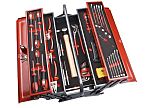 Kit de herramientas RS PRO, Maletín de 42 piezas para Mecánico, contiene Cincel, martillo, cuchilla, alicates, punzón,