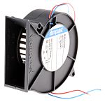 Ventilador centrífugo ebm-papst de 93.5 x 97 x 33mm, alim 24 V dc, caudal 61m³/h, 66dB, 4900rpm