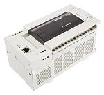 Controlador lógico Mitsubishi FX3GE, 24 entradas tipo dc, 16 salidas tipo Relé, comunicación ModBus