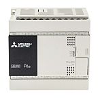 Controlador lógico Mitsubishi FX3S, 16 entradas tipo DC, 14 salidas tipo Relay, Transistor, comunicación Ethernet,