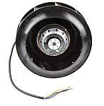Ventilador centrífugo ebm-papst de 221.4 (Dia.) x 71 Dmm, alim 230 V ac, 70 dB(A)dB(A), 2700rpm