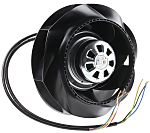 Ventilador centrífugo ebm-papst de 190 (Dia.) x 71.4mm, alim 230 V ac, caudal 735m³/h, 3200rpm, IP54