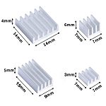 Paquete de disipador de calor de aluminio para Raspberry Pi 4B de 52Pi