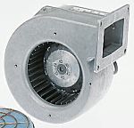 Ventilador centrífugo ebm-papst de 332 x 296 x 183mm, alim 230 V ac, caudal 910m³/h, 66dB, 1170rpm