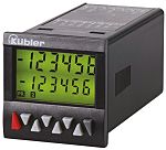 Contador Kubler de Frecuencia, pulso, tiempo, con display LCD de 6 dígitos, 10 → 30 V dc